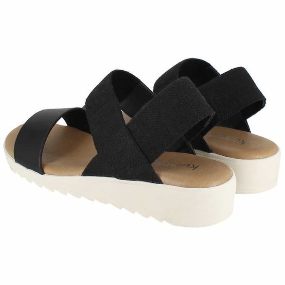 KENSIE Women's Everlee Stretch Strap Sandals - Picture 4 of 7